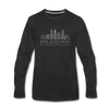 Philadelphia, Pennsylvania Long Sleeve T-Shirt - Skylines Unisex Philadelphia Long Sleeve Shirt - black