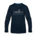 Oklahoma City, Oklahoma Long Sleeve T-Shirt - Skylines Unisex Oklahoma City Long Sleeve Shirt - deep navy