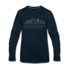 Phoenix, Arizona Long Sleeve T-Shirt - Skylines Unisex Phoenix Long Sleeve Shirt - deep navy