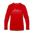 Minneapolis, Minnesota Long Sleeve T-Shirt - Skylines Unisex Minneapolis Long Sleeve Shirt - red