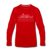 Minneapolis, Minnesota Long Sleeve T-Shirt - Skylines Unisex Minneapolis Long Sleeve Shirt - red