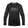 Minneapolis, Minnesota Long Sleeve T-Shirt - Skylines Unisex Minneapolis Long Sleeve Shirt - charcoal gray
