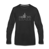 Omaha, Nebraska Long Sleeve T-Shirt - Skylines Unisex Omaha Long Sleeve Shirt - black