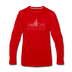 Omaha, Nebraska Long Sleeve T-Shirt - Skylines Unisex Omaha Long Sleeve Shirt - red