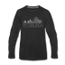 Pittsburgh, Pennsylvania Long Sleeve T-Shirt - Skylines Unisex Pittsburgh Long Sleeve Shirt - black