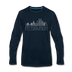 Pittsburgh, Pennsylvania Long Sleeve T-Shirt - Skylines Unisex Pittsburgh Long Sleeve Shirt - deep navy