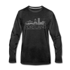 Portland, Oregon Long Sleeve T-Shirt - Skylines Unisex Portland Long Sleeve Shirt - charcoal gray