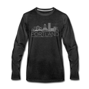 Portland, Oregon Long Sleeve T-Shirt - Skylines Unisex Portland Long Sleeve Shirt - charcoal gray