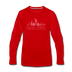 New York Long Sleeve T-Shirt - Skylines Unisex New York Long Sleeve Shirt - red
