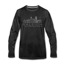 Raleigh, North Carolina Long Sleeve T-Shirt - Skylines Unisex Raleigh Long Sleeve Shirt - charcoal gray