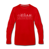 Sacramento, California Long Sleeve T-Shirt - Skylines Unisex Sacramento Long Sleeve Shirt - red