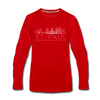 Saint Paul, Minnesota Long Sleeve T-Shirt - Skylines Unisex Saint Paul Long Sleeve Shirt - red