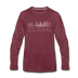 Saint Paul, Minnesota Long Sleeve T-Shirt - Skylines Unisex Saint Paul Long Sleeve Shirt - heather burgundy