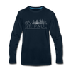 Saint Paul, Minnesota Long Sleeve T-Shirt - Skylines Unisex Saint Paul Long Sleeve Shirt - deep navy