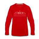 San Antonio, Texas Long Sleeve T-Shirt - Skylines Unisex San Antonio Long Sleeve Shirt - red