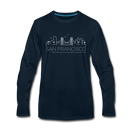 San Francisco, California Long Sleeve T-Shirt - Skylines Unisex San Francisco Long Sleeve Shirt - deep navy