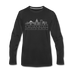 Savannah, Georgia Long Sleeve T-Shirt - Skylines Unisex Savannah Long Sleeve Shirt - black