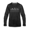 Savannah, Georgia Long Sleeve T-Shirt - Skylines Unisex Savannah Long Sleeve Shirt - charcoal gray