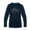 San Diego, California Long Sleeve T-Shirt - Skylines Unisex San Diego Long Sleeve Shirt - deep navy