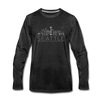Seattle, Washington Long Sleeve T-Shirt - Skylines Unisex Seattle Long Sleeve Shirt - charcoal gray