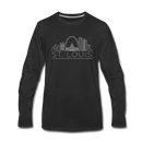 St. Louis, Missouri Long Sleeve T-Shirt - Skylines Unisex St. Louis Long Sleeve Shirt - black