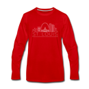 St. Louis, Missouri Long Sleeve T-Shirt - Skylines Unisex St. Louis Long Sleeve Shirt - red