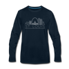 St. Louis, Missouri Long Sleeve T-Shirt - Skylines Unisex St. Louis Long Sleeve Shirt - deep navy