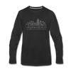 Virginia Beach, Virginia Long Sleeve T-Shirt - Skylines Unisex Virginia Beach Long Sleeve Shirt - black