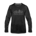 Virginia Beach, Virginia Long Sleeve T-Shirt - Skylines Unisex Virginia Beach Long Sleeve Shirt - charcoal gray