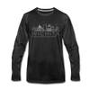 Wichita, Kansas Long Sleeve T-Shirt - Skylines Unisex Wichita Long Sleeve Shirt - charcoal gray