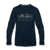 Wichita, Kansas Long Sleeve T-Shirt - Skylines Unisex Wichita Long Sleeve Shirt