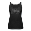 Denver, Colorado Women’s Tank Top - Skyline Women’s Denver Tank Top - black