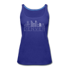 Denver, Colorado Women’s Tank Top - Skyline Women’s Denver Tank Top - royal blue