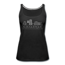 Albuquerque, New Mexico Women’s Tank Top - Skyline Women’s Albuquerque Tank Top - black