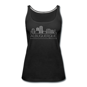 Albuquerque, New Mexico Women’s Tank Top - Skyline Women’s Albuquerque Tank Top - black