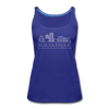 Albuquerque, New Mexico Women’s Tank Top - Skyline Women’s Albuquerque Tank Top - royal blue