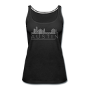Austin, Texas Women’s Tank Top - Skyline Women’s Austin Tank Top - black