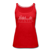 Austin, Texas Women’s Tank Top - Skyline Women’s Austin Tank Top - red