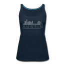 Austin, Texas Women’s Tank Top - Skyline Women’s Austin Tank Top - deep navy