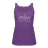 Baltimore, Maryland Women’s Tank Top - Skyline Women’s Baltimore Tank Top - purple