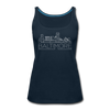 Baltimore, Maryland Women’s Tank Top - Skyline Women’s Baltimore Tank Top - deep navy
