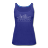 Birmingham, Alabama Women’s Tank Top - Skyline Women’s Birmingham Tank Top - royal blue