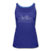 Birmingham, Alabama Women’s Tank Top - Skyline Women’s Birmingham Tank Top - royal blue