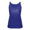 Anchorage, Alaska Women’s Tank Top - Skyline Women’s Anchorage Tank Top - royal blue