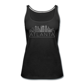 Atlanta, Georgia Women’s Tank Top - Skyline Women’s Atlanta Tank Top - black