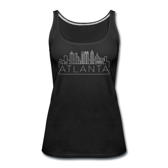 Atlanta, Georgia Women’s Tank Top - Skyline Women’s Atlanta Tank Top - black