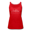 Atlanta, Georgia Women’s Tank Top - Skyline Women’s Atlanta Tank Top - red