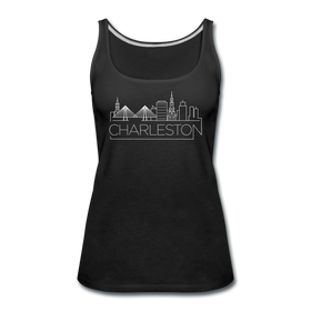 Charleston, South Carolina Women’s Tank Top - Skyline Women’s Charleston Tank Top - black