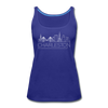 Charleston, South Carolina Women’s Tank Top - Skyline Women’s Charleston Tank Top - royal blue