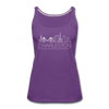 Charleston, South Carolina Women’s Tank Top - Skyline Women’s Charleston Tank Top - purple
